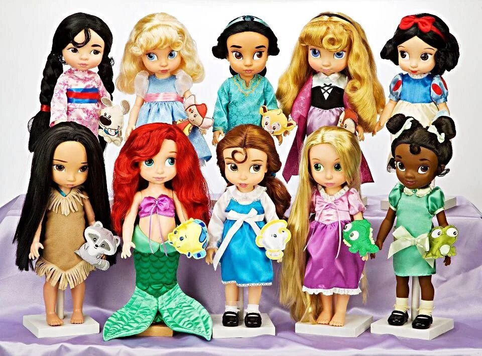 Покажи фото показать маленькие куклы Princess Dolls Disney babys, Disney puppen, Disney