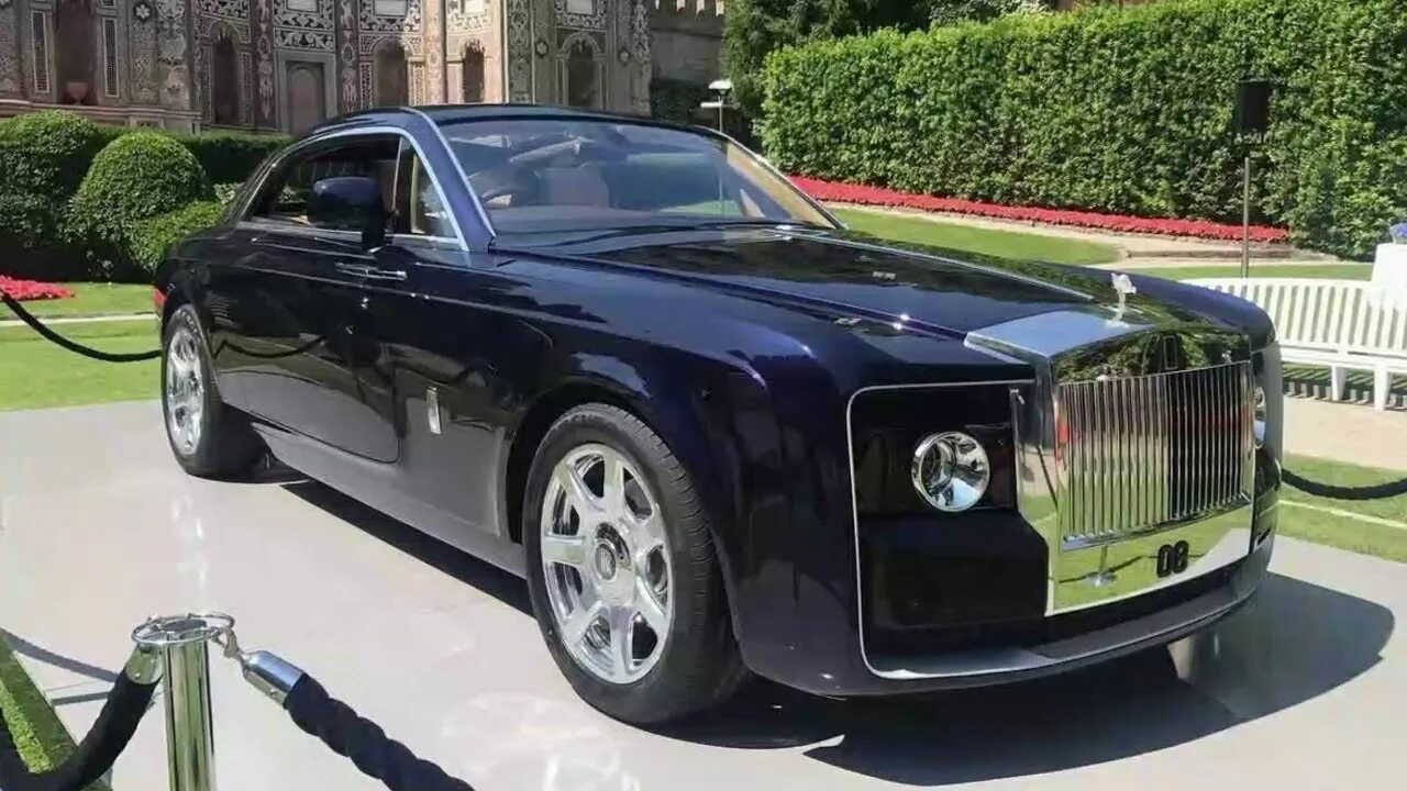 Покажи фото самой дорогой машины The Most Expensive Car Roll Royce sweptail - YouTube