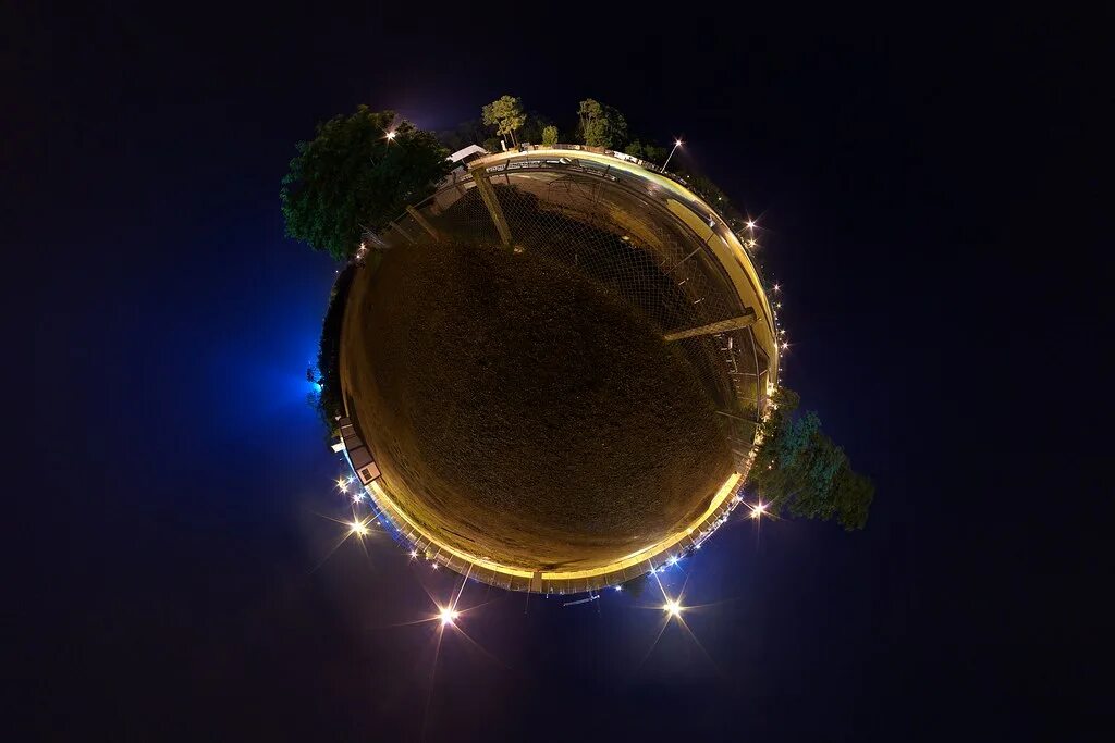 Покажи фото самой маленькой планеты 24h du Mans rollers by night Stereographic projection of t. Flickr