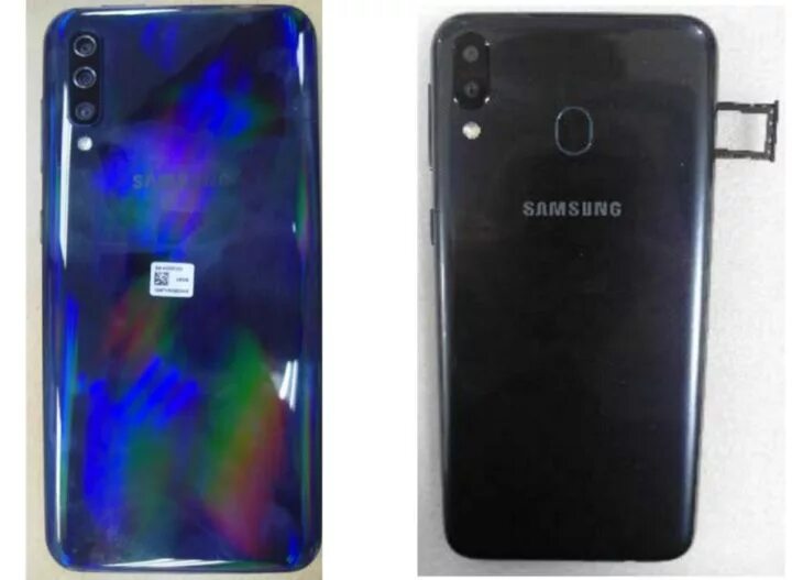 Покажи фото самсунг а 15 Samsung Galaxy A50 и А30 в черном и синем на живых фото