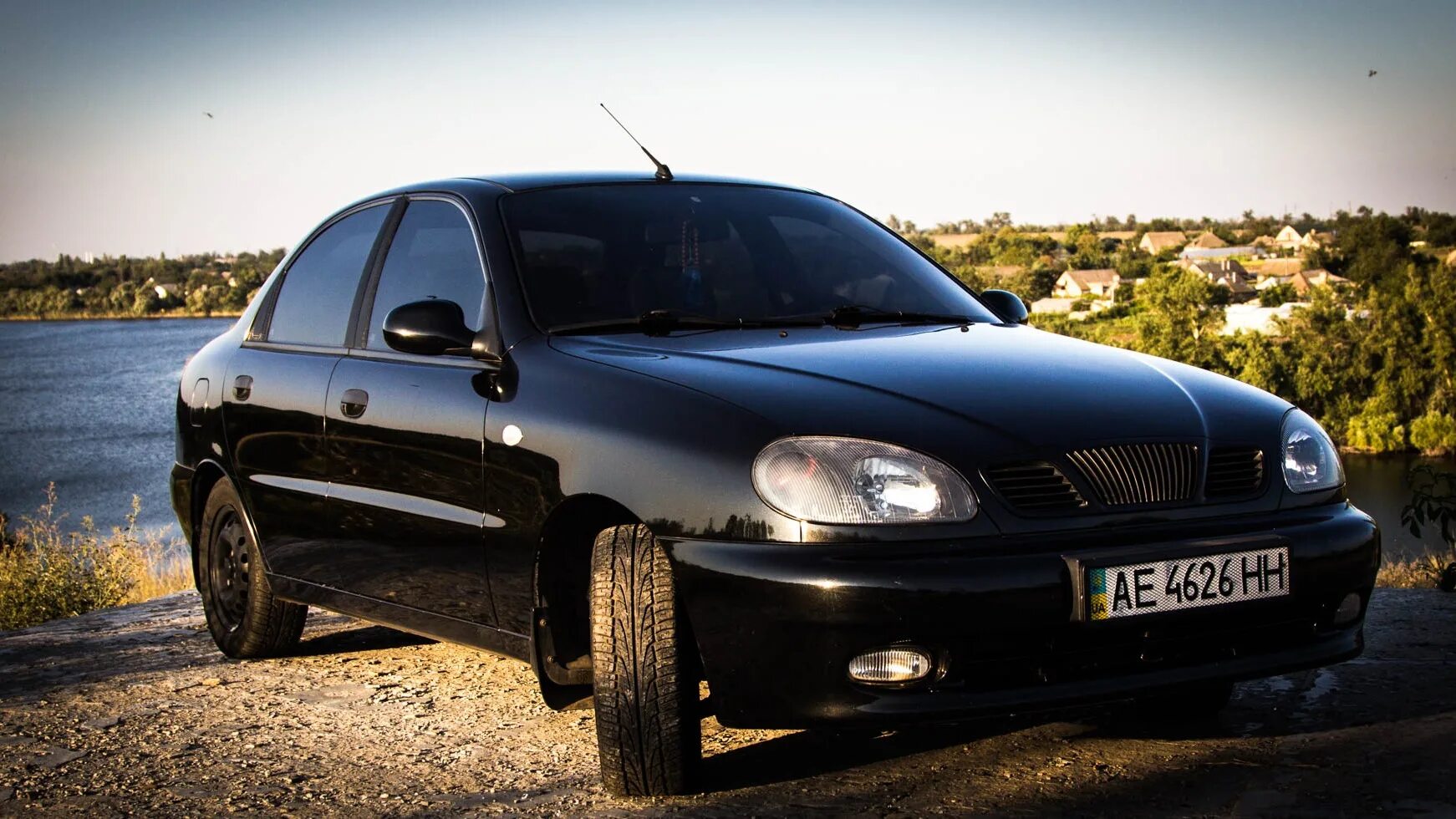 Покажи фото шевроле ланос Daewoo Lanos 1.6 бензиновый 2008 Black Dream на DRIVE2