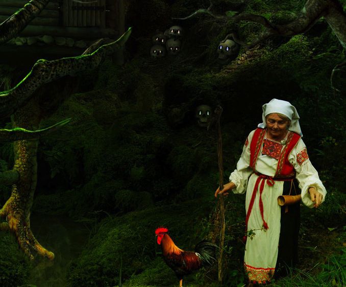 Покажи фото сказки Goddess Baba Yaga Baba yaga, Goddess, Deities