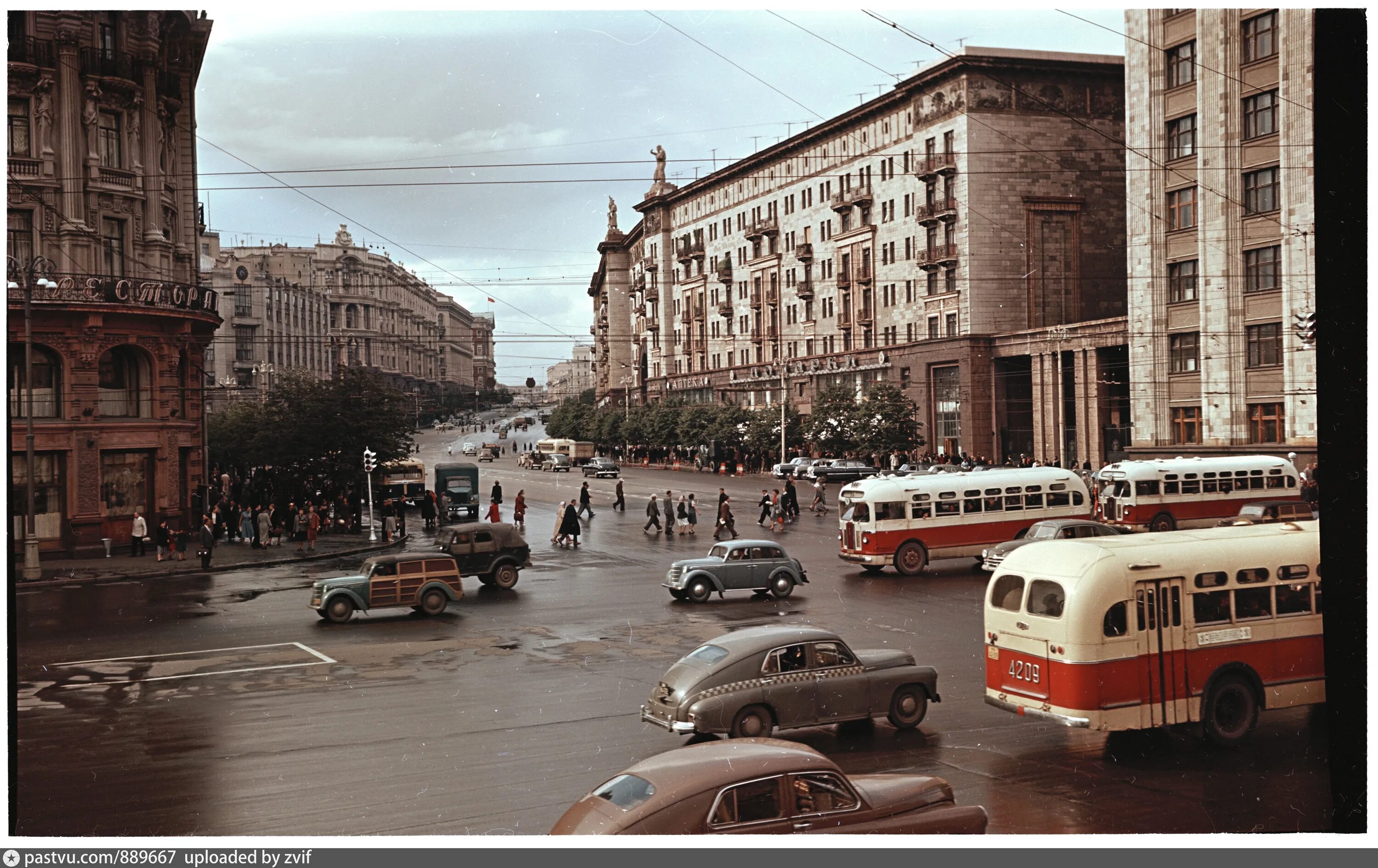 Покажи фото советского союза Начало улицы Горького - Retro photos