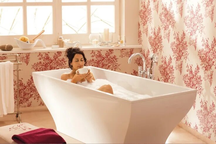 Покажи фото ванны This Villeroy & Boch bathtub looks sooo relaxing!