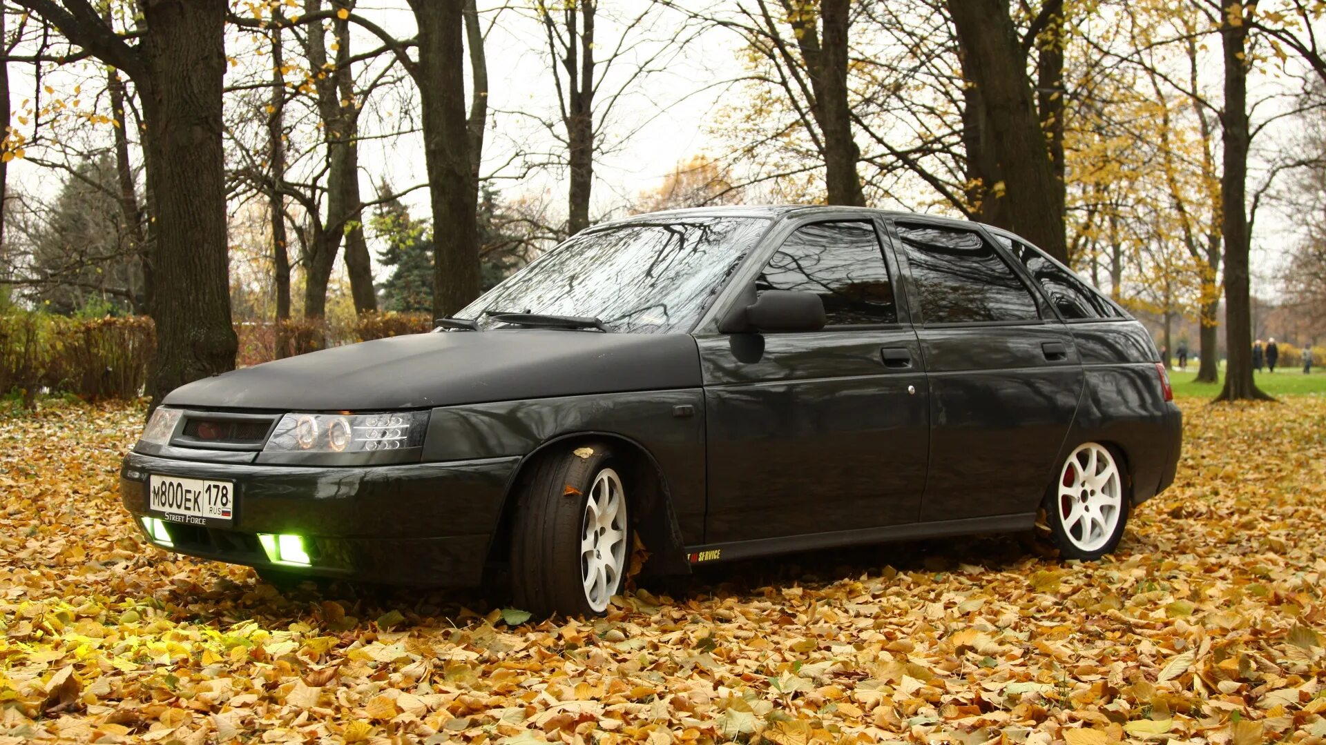 Покажи фото ваз 21 12 Lada 21124 1.6 бензиновый 2005 "Зеленушка" на DRIVE2