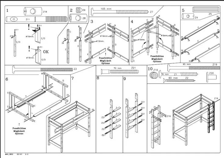 Покажи инструкцию по сборке High bed for kids - anyone got one? Ikea furniture, Ikea furniture assembly, Fla