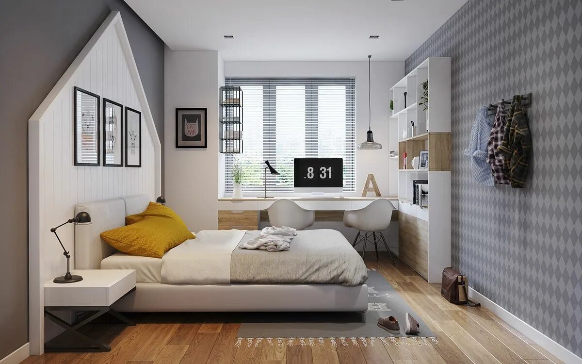 Покажи интерьер комнаты Bedroom Inspiration Roundup: Cool Unconventional Themes Bedroom inspirations, Mi