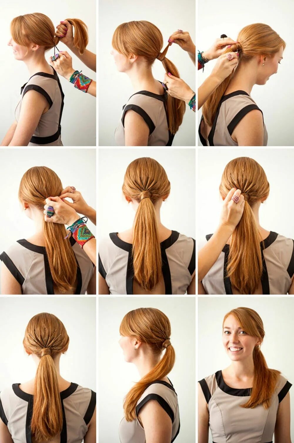 Покажи как можно сделать прическу 3 New Ways to Add Bobby Pins to Your 'Do Headband hairstyles, Bobby pin hairstyl