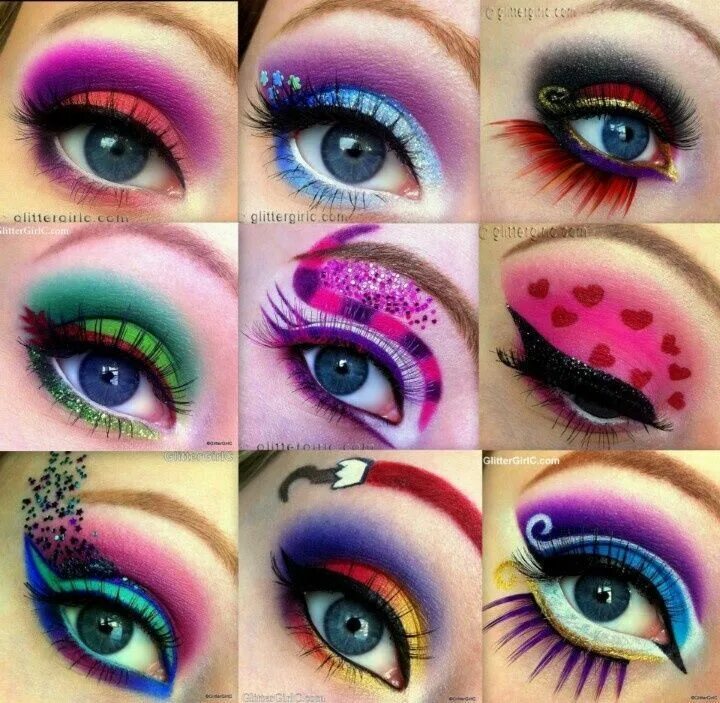 Покажи как сделать красивый макияж Fantasy Eye Makeup Ideas Crazy makeup, Fantasy makeup, Eye makeup art