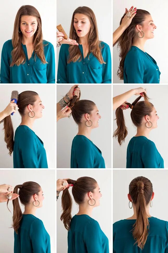 Покажи как сделать прическу Hair Hacks: 3 Ways To Take Your Ponytail to the Next Level High ponytail hairsty