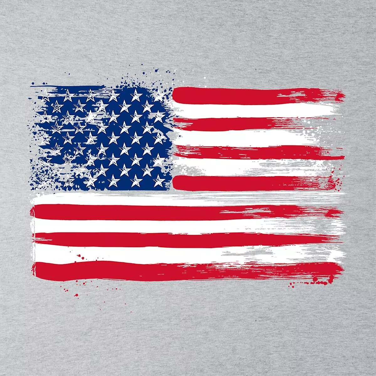 Покажи как выглядит американский флаг USA American Flag Paint Women's T-Shirt Fruugo DE