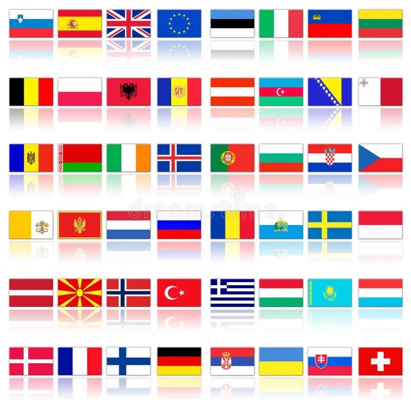 Покажи как выглядит флаг европы Flags of European Countries Stock Illustration - Illustration of business, flags