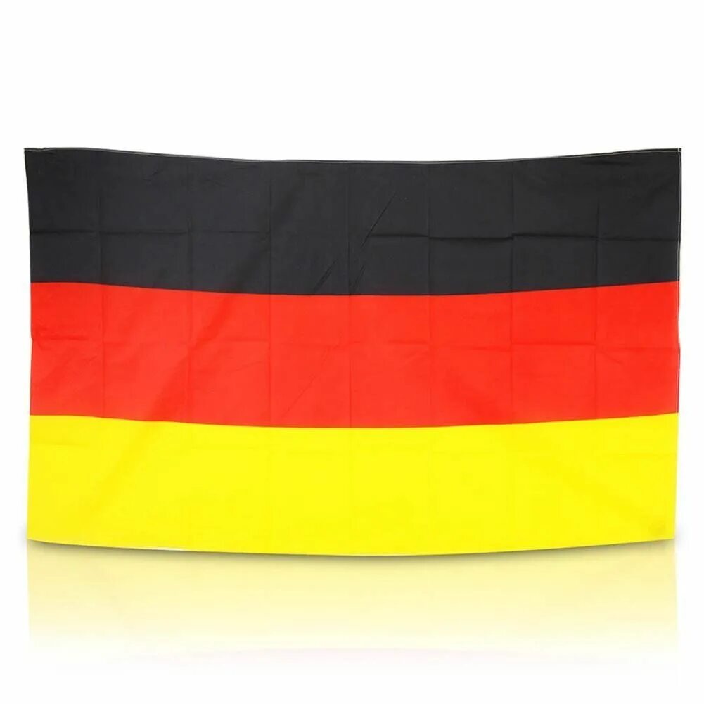 Покажи как выглядит флаг германии German Flag - Weather-Resistant with Fastening Eyelets - 90 x 150 cm #GermanFlag