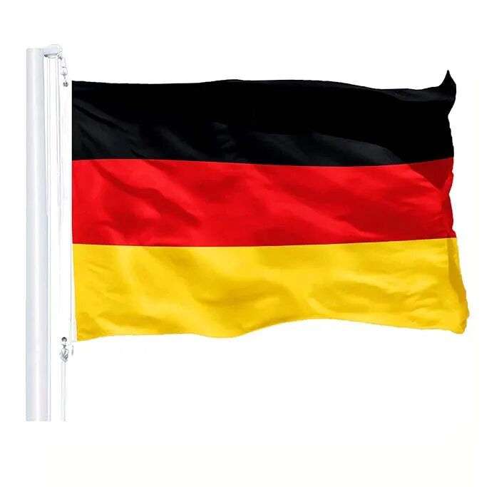 Покажи как выглядит флаг германии Oem Competitive Price National Country Screen Printing Black Red Yellow Germany 