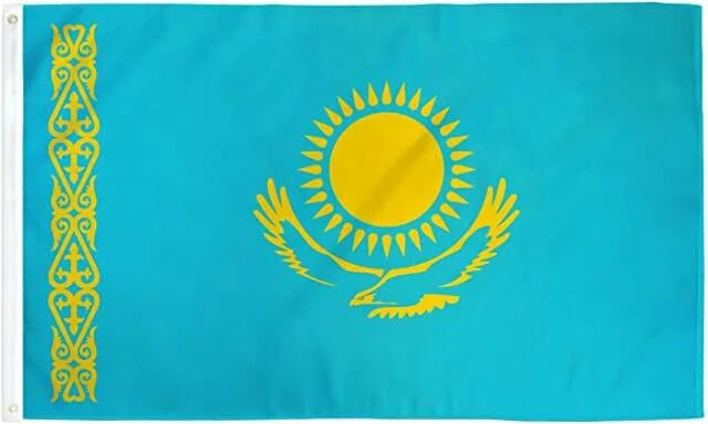 Покажи как выглядит флаг казахстана Amazon.com: Kazakhstan Gifts