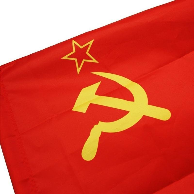 Покажи как выглядит флаг советского союза Smile Red CCCP Union of Soviet Socialist Republics 3x5' Ft USSR Flag Russia Bann