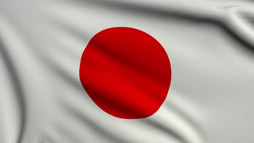 Покажи как выглядит флаг японии 3d animation flag of Japan looping stock clip #8690494 Stock Clips