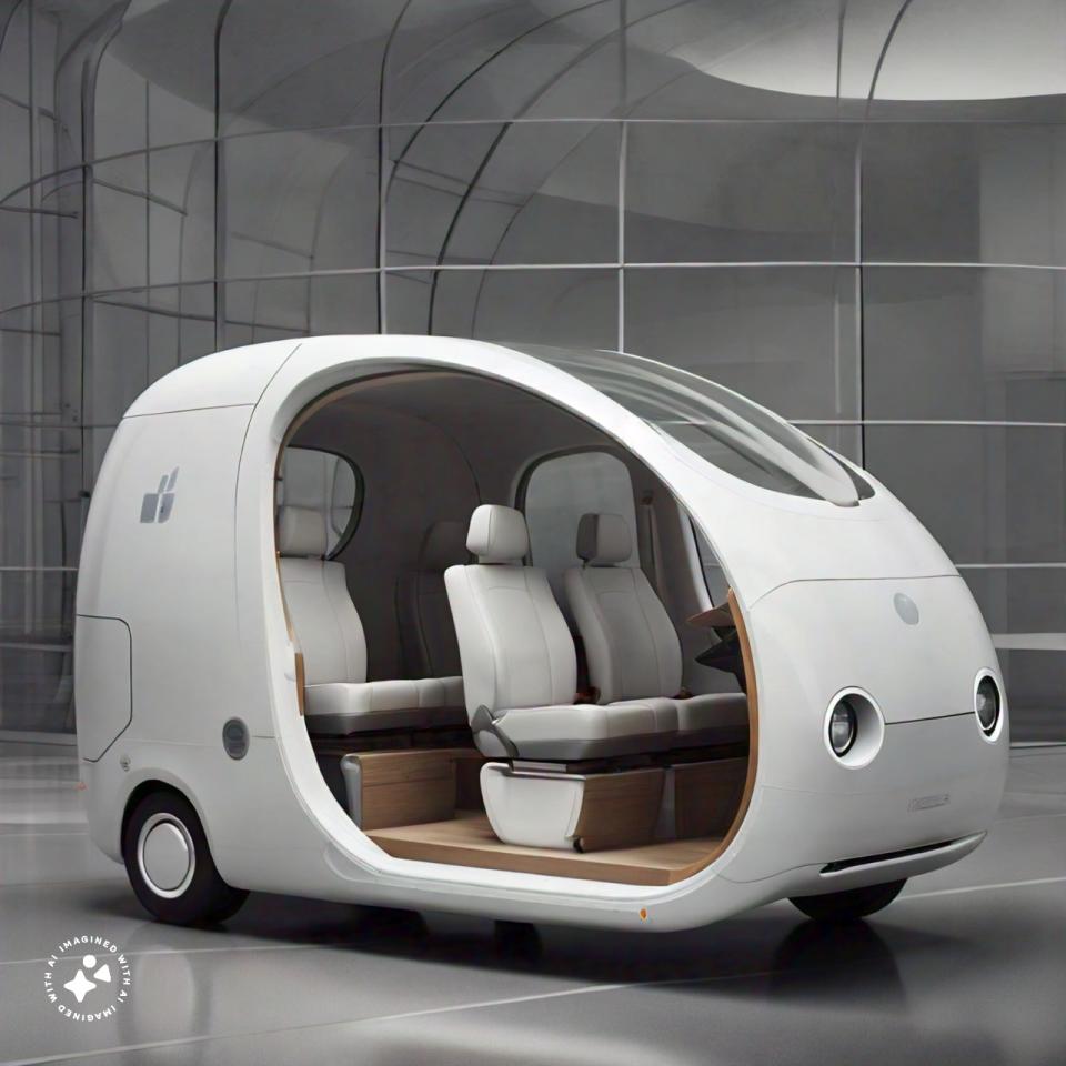 Покажи как выглядит машина AI has spoken: the Apple Car would have been adorable