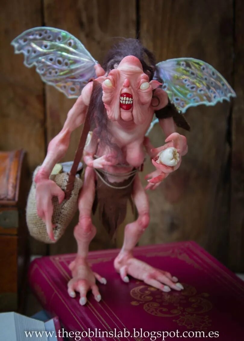 Покажи как выглядит настоящая фея My 2nd creature for the creature sculpting contest- The tooth fairy - Stan Winst