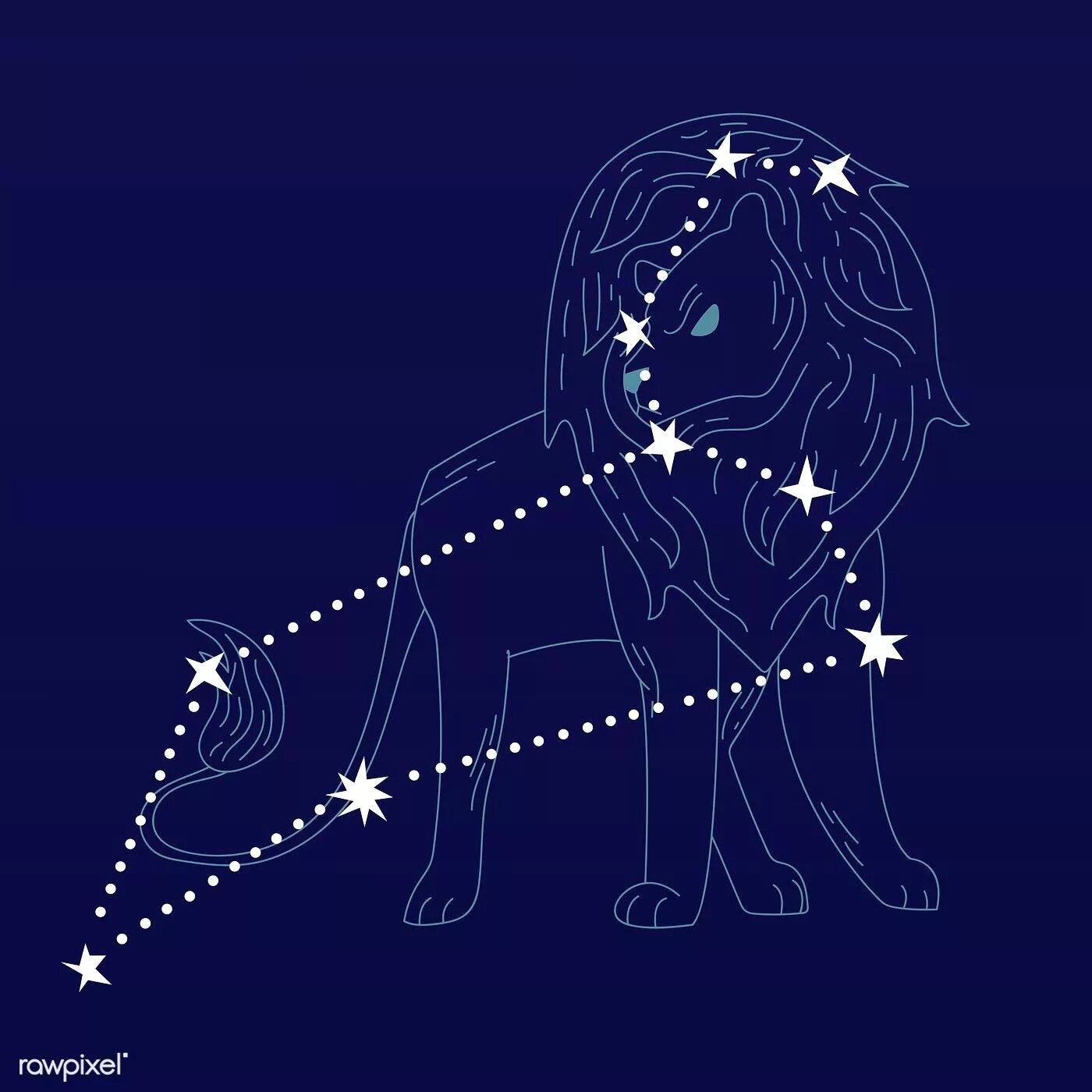 Покажи как выглядит созвездие льва Leo astrological sign design vector premium image by rawpixel.com / nap Astrolog