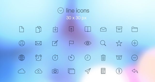 Покажи как выглядит значок Tab Bar Icons iOS 7 Media Icons Line icon, Web app design, Icon