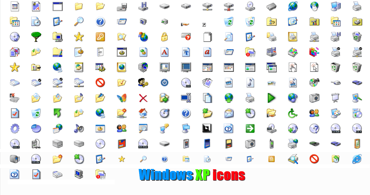 Покажи как выглядит значок how to add windows xp icons to windows 10 - Microsoft Community