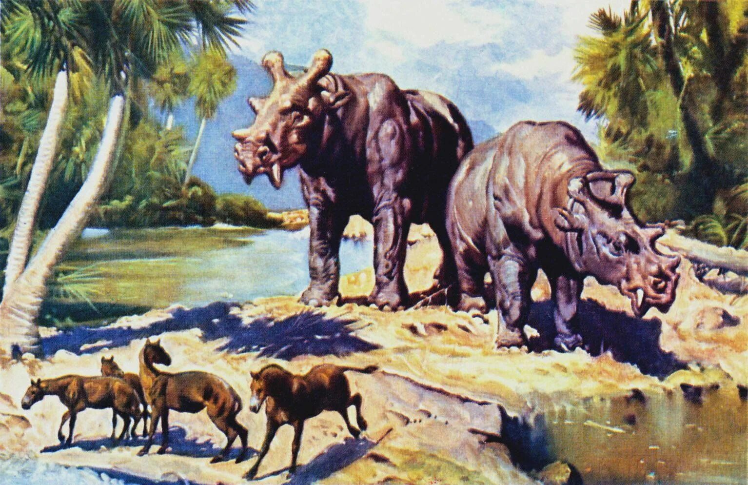 Покажи картинки древних животных Pin by Arie Bakker on Paleontology Ancient animals, Prehistoric animals, Prehist