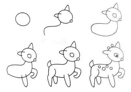 Покажи картинки как рисовать животных How to Draw Easy Animal Figures in Simple Steps iCreativeIdeas.com Follow Us on 