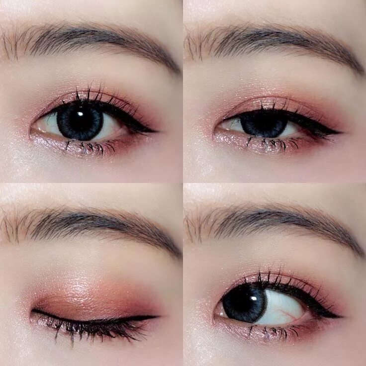 Korean Make Up Look Korean Eye Make-Up Natural Look Everyday Look I Aki Warinda 