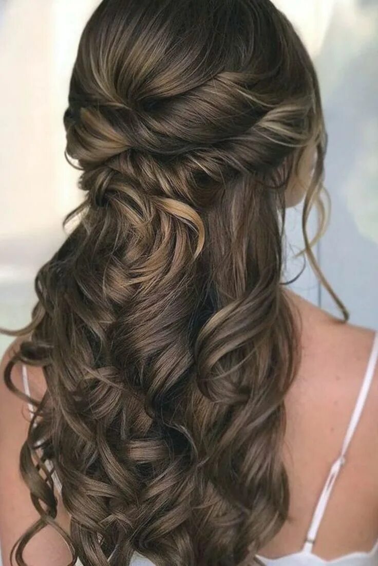 Покажи красивые прически на длинные волосы 20+ Favorite Wedding Hairstyles Long Hair Wedding hair half, Long hair styles, H