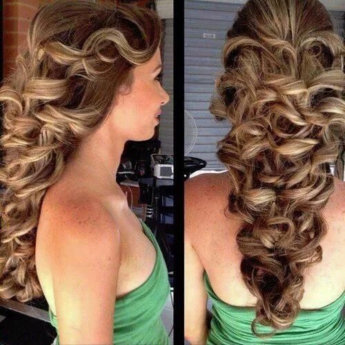 Покажи красивые прически с кудрями Hairstyles, Beauty Tips, Tutorials and Pictures Hair styles, Long hair styles, C