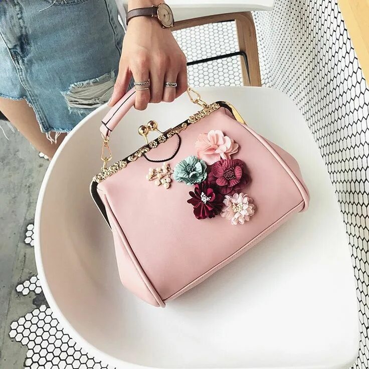 Покажи красивые сумочки 2017 Dames Tassen Bloem Parel Heren Tas Luxe Handtassen Dames Tassen Designer Da