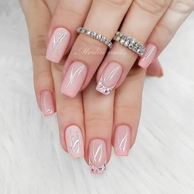 Покажи красивый нежный маникюр 384 curtidas, 1 comentários - Merlin nails (@merlin_nails) no Instagram: "VENICE