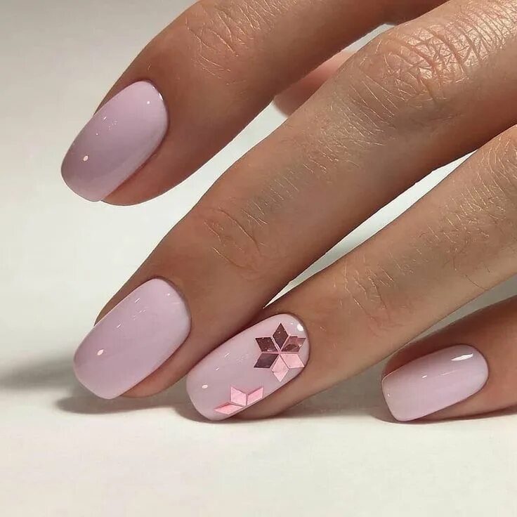 Покажи красивый нежный маникюр Стильный маникюр - Фото OK.RU Coffin nails designs, Pink nails, Short nail desig