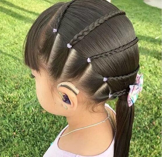 Покажи крутые прически для девочек Pin on kids hairstyles