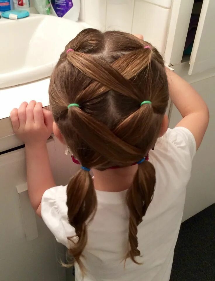 Покажи легкие прически для девочек Mila Hairstyles #Kinderfrisuren #Mila #for #Hairstyles Frisuren, Kinderfrisuren,