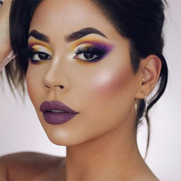 Покажи макияж Pin by Fabiolita.9 on Maquillaje Makeup, Makeup on fleek, Mauve matte lipstick