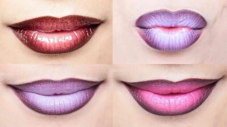 Покажи макияж губ Smart Ways Use Lipstick to Make Lips Thicker Make up lippen, Ombre lippen, Lippe