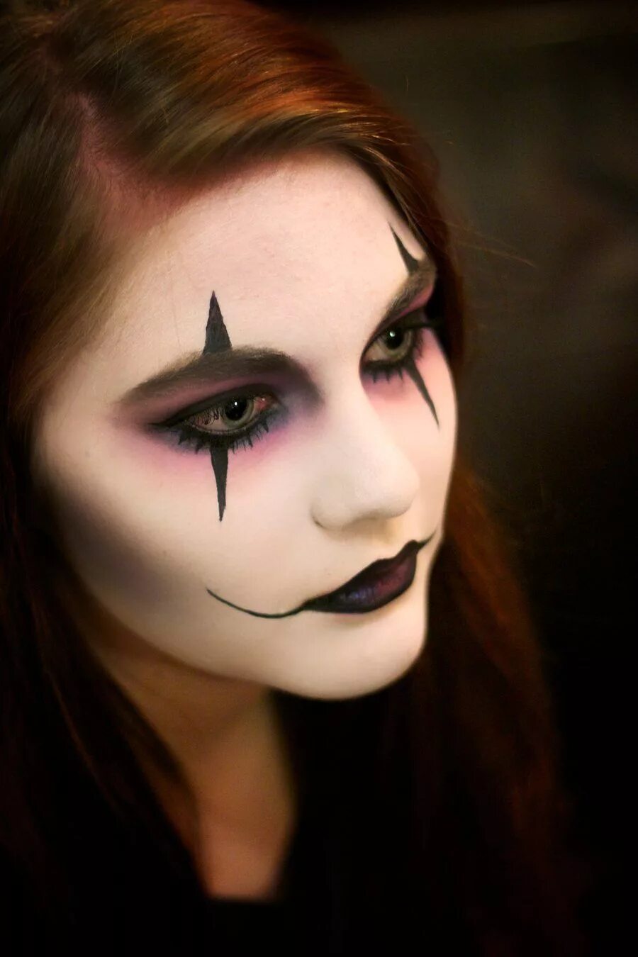 Покажи макияж на хэллоуин детский легкий Harlequin by wolfieodd.deviantart.com Harlequin makeup, Halloween costumes makeu