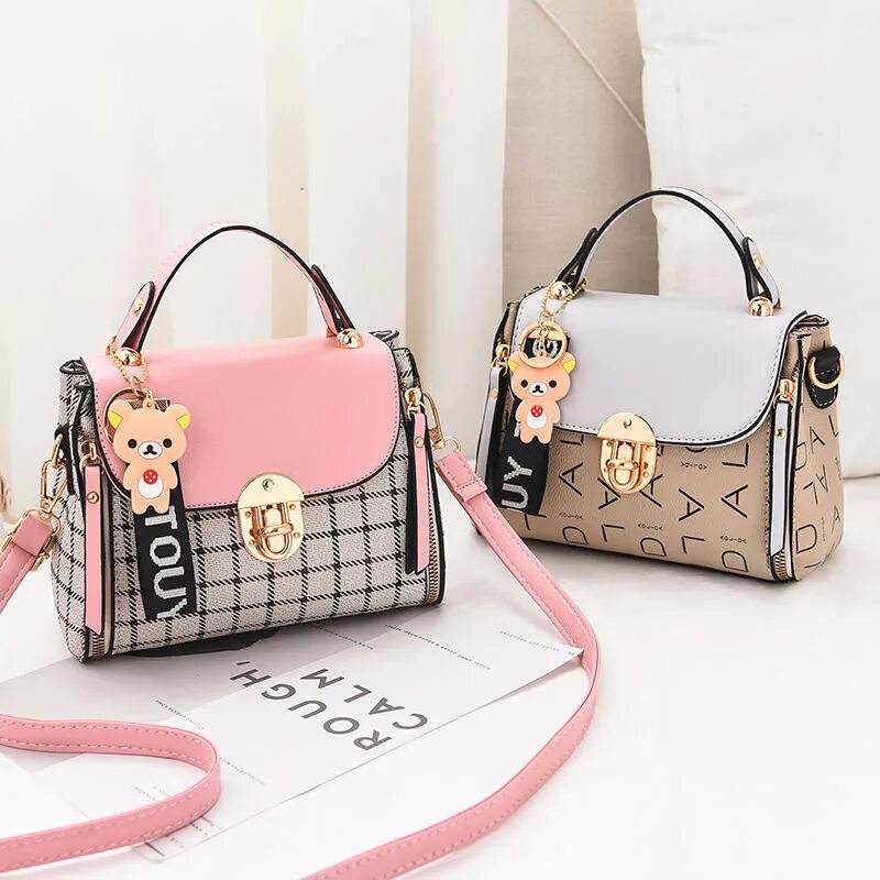 Покажи маленькие сумочки New Cute Type Ladies PU Handbag High Quality 2020 Hot Sale Small Girls Exquisite