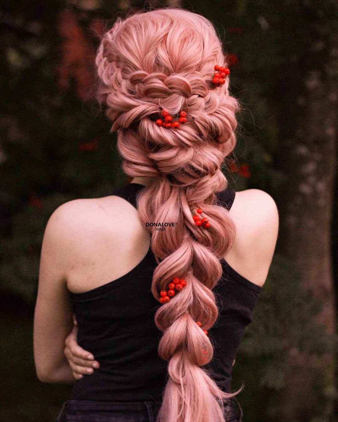 Покажи очень красивые прически Pfirsich rosa wellig synthetische Perücke SNY102 #donalovehair #donalove #pfirsi