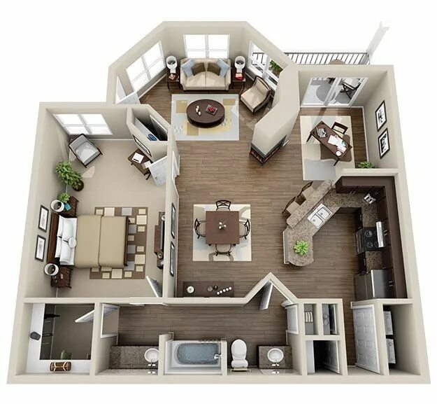 Покажи планировку дома Pin by Alexander on Where I wouldn't mind living. Studio apartment floor plans, 