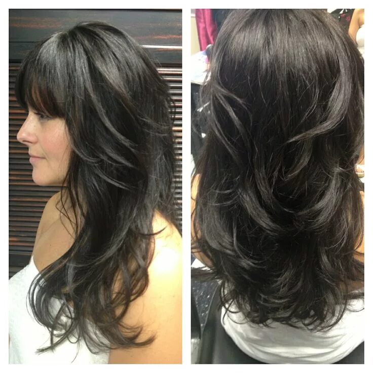 Покажи прическу каскад на длинные волосы Pin by Melissa Estrada on hAiR Long hair styles, Long layered hair, Hair styles