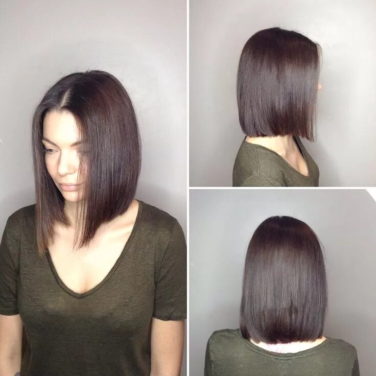 Покажи прическу удлиненное каре Pin on Bobs & Mid-Length Cuts