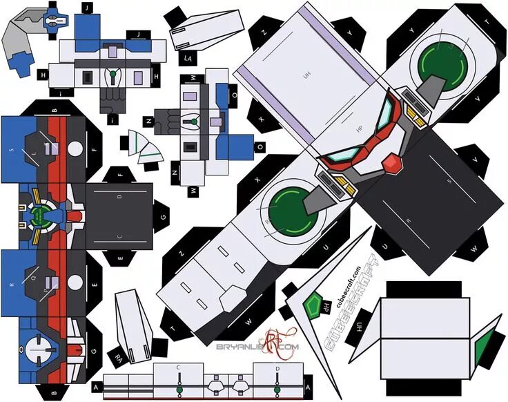 Покажи самоделки из бумаги Papercraft: Gundam 00 (TV) Gundam papercraft, Paper crafts, Paper toys template