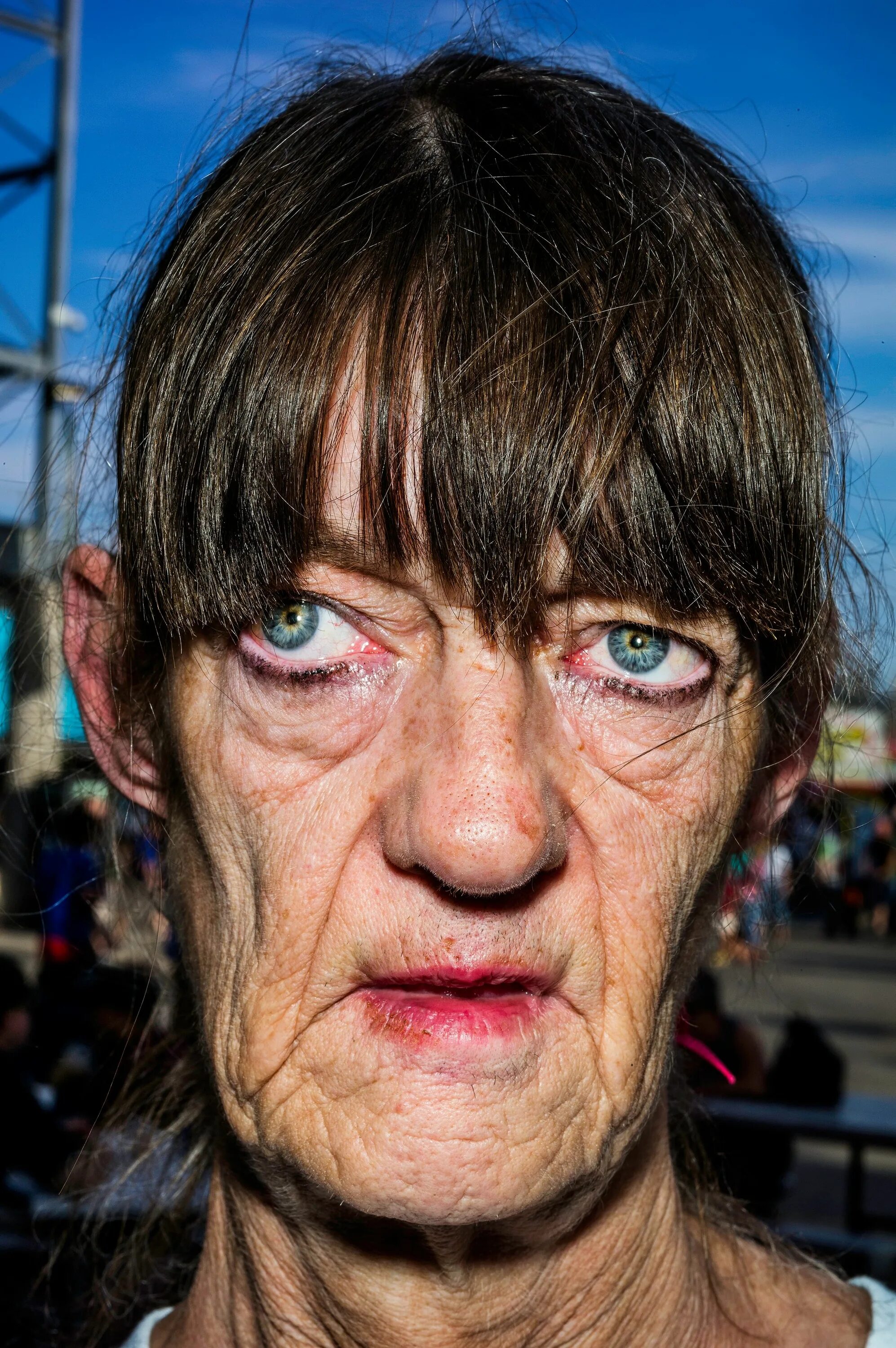 Покажи самое страшное фото в мире In your face: Bruce Gilden's extreme closeups - in pictures Photographs of peopl