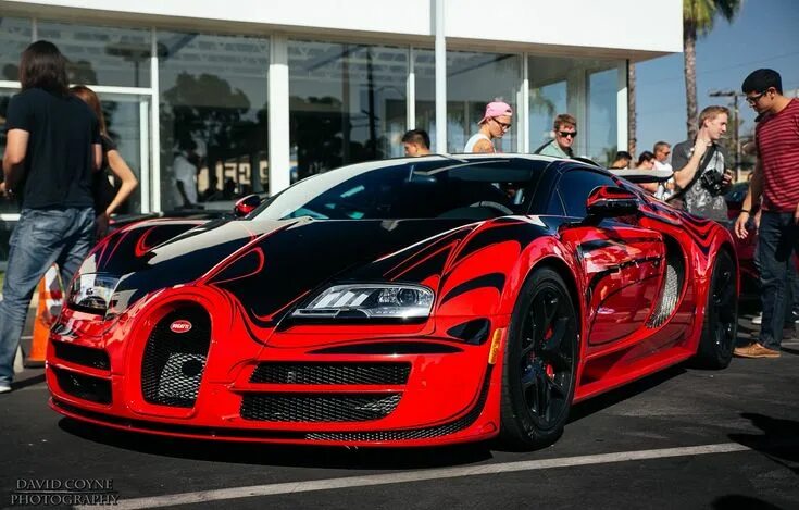 Покажи самые крутые фото RARE Bugatti Veyron Vitesse - L' Or Style RED/BLACK #bugatti #veyron #supercar #