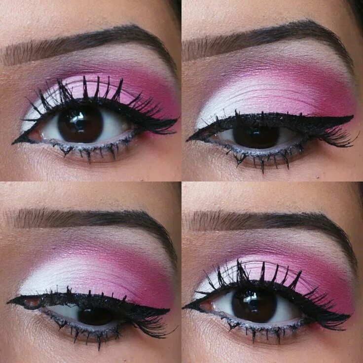 Покажи самые легкие макияжи YouTube Pink eye makeup, Colorful eye makeup, Pink makeup