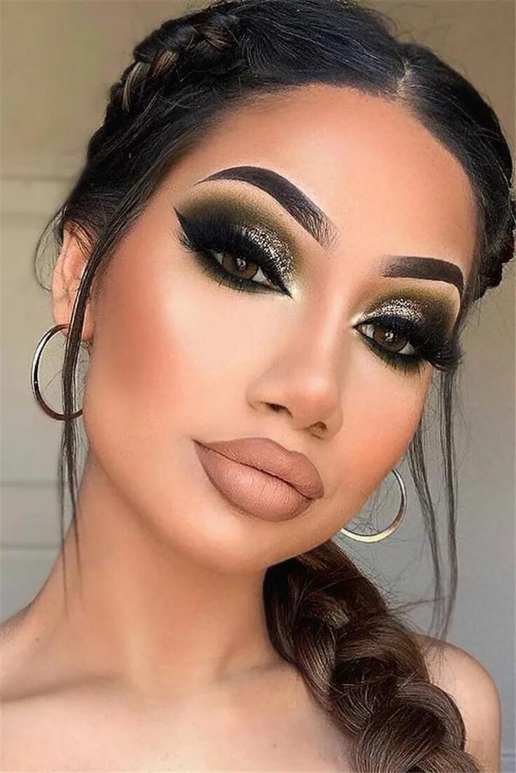 Покажи самый красивый макияж в мире 10 Bold Smokey Eye With Different Lipstick Colors Makeup Looks - Women Fashion L