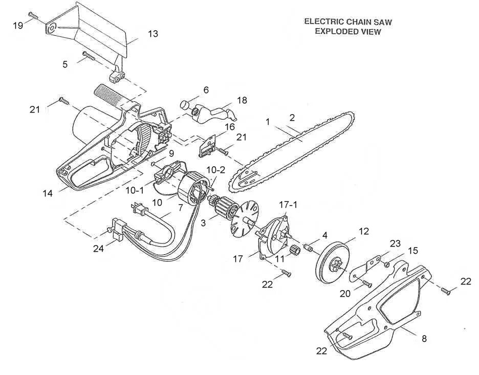 Покажи схему пила Remington Electric Chainsaw Parts Factory Sale veter-komforta.ru